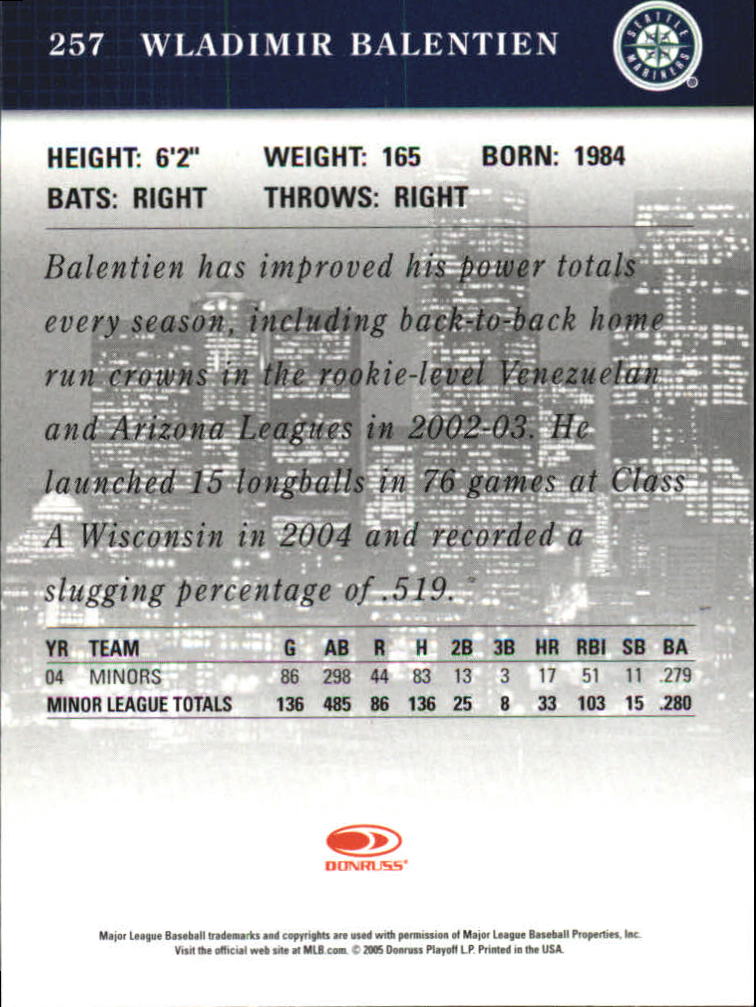 2005 Studio Baseball "Main Set" Cards #151 to #300 - Picture 185 of 257