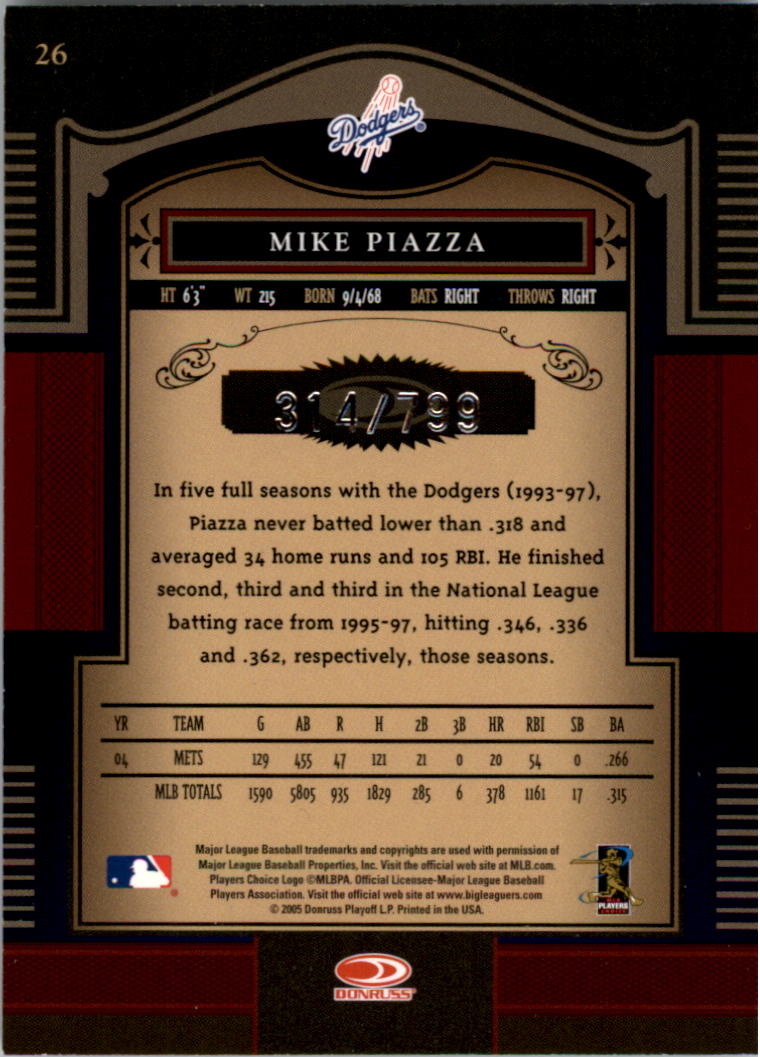 Carte "Main Set" Baseball Timeless Treasures 2005 da #1 a #100 - Foto 41 di 139