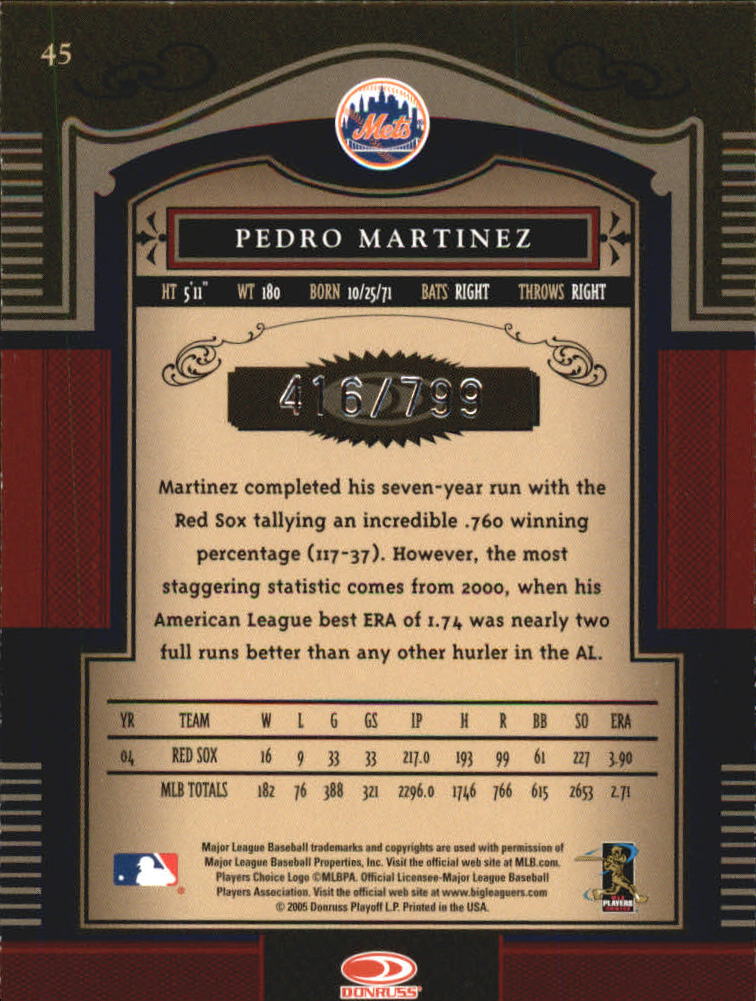 Carte "Main Set" Baseball Timeless Treasures 2005 da #1 a #100 - Foto 73 di 139