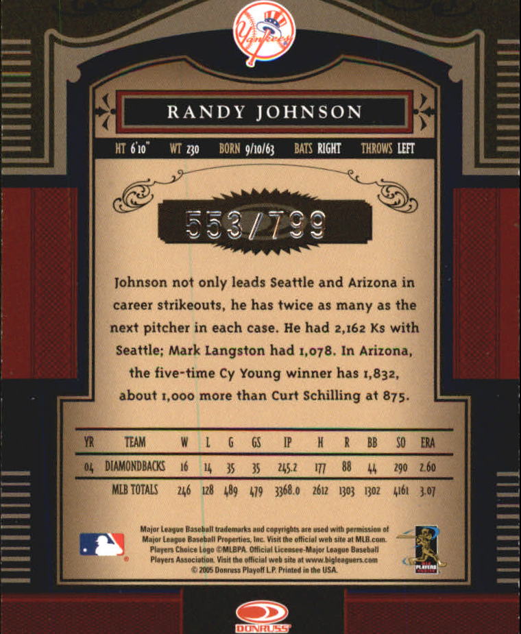Carte "Main Set" Baseball Timeless Treasures 2005 da #1 a #100 - Foto 79 di 139