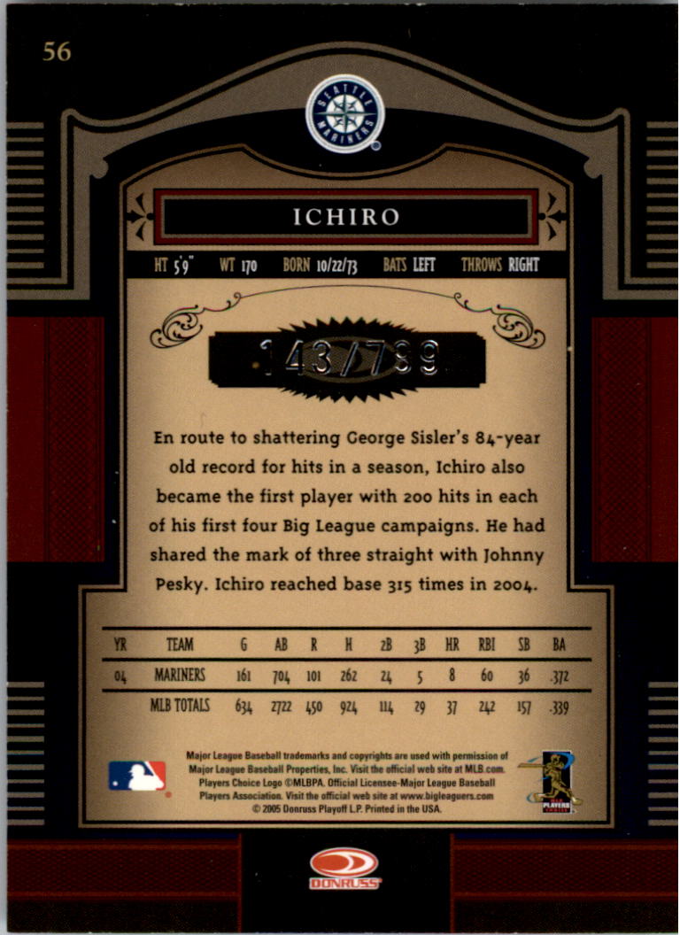 Carte "Main Set" Baseball Timeless Treasures 2005 da #1 a #100 - Foto 85 di 139