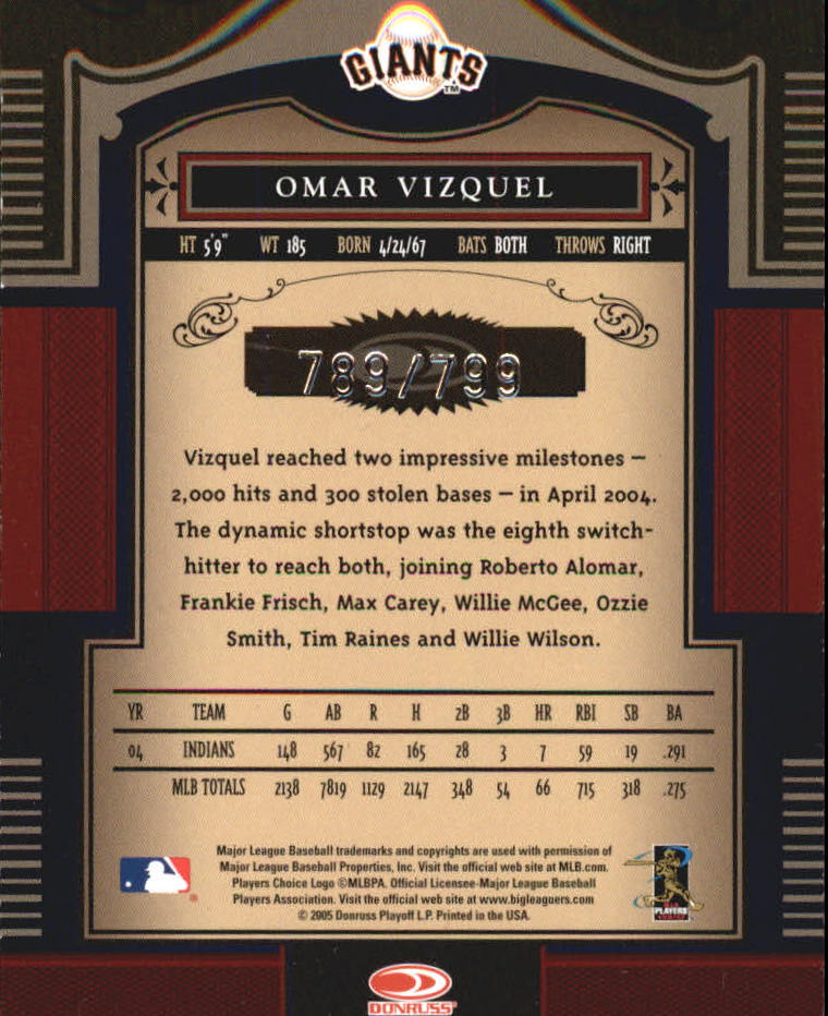 Carte "Main Set" Baseball Timeless Treasures 2005 da #1 a #100 - Foto 103 di 139