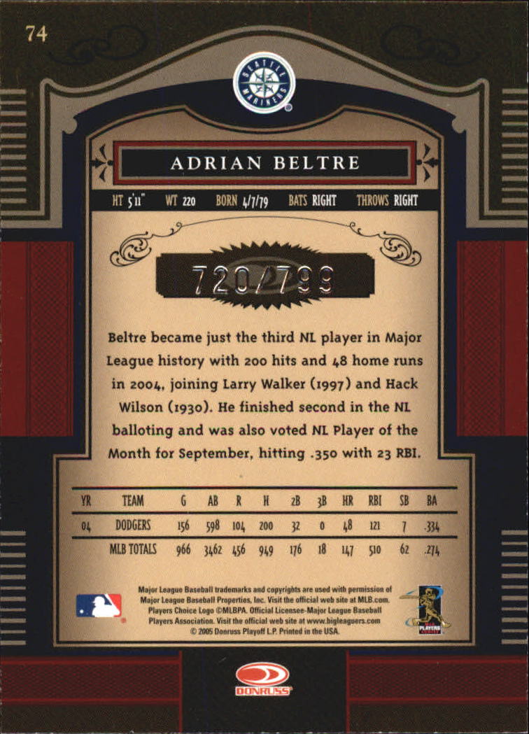 Carte "Main Set" Baseball Timeless Treasures 2005 da #1 a #100 - Foto 109 di 139