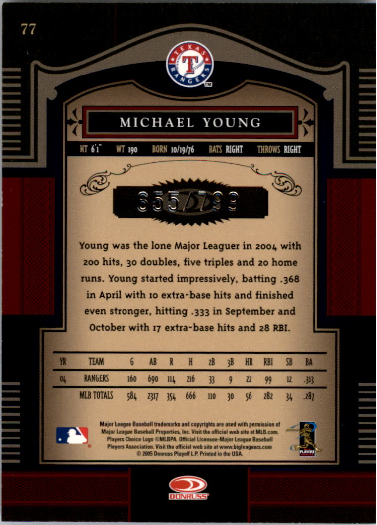 Carte "Main Set" Baseball Timeless Treasures 2005 da #1 a #100 - Foto 115 di 139