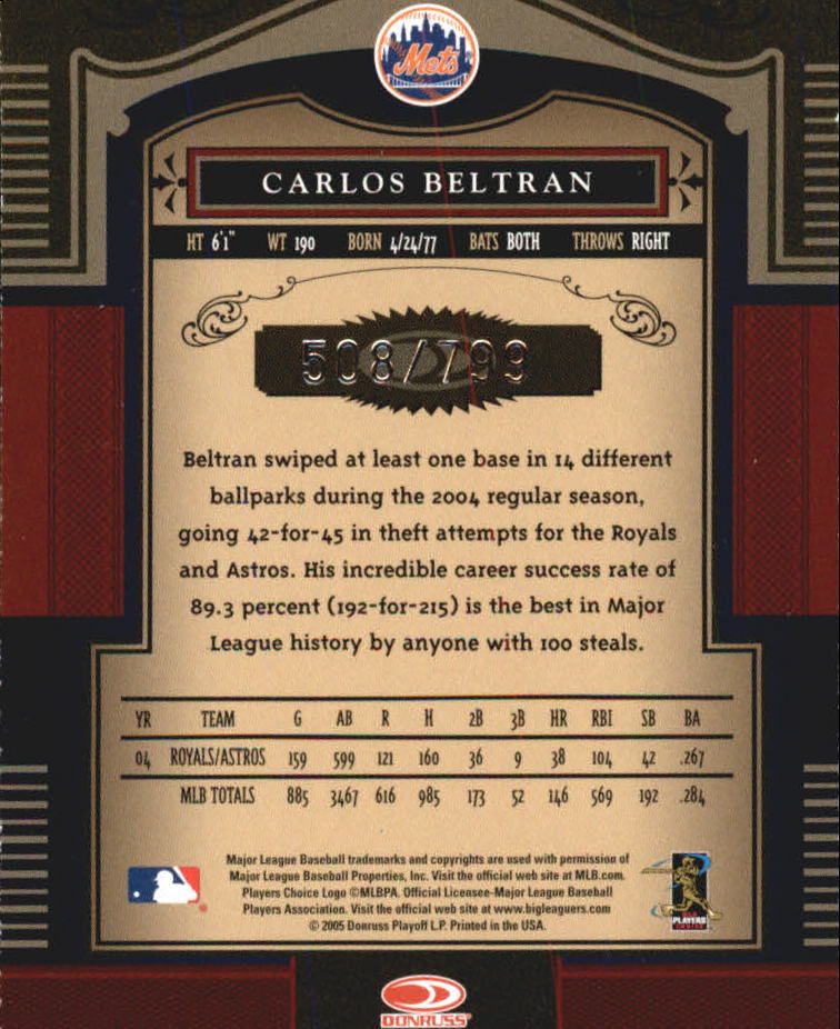 Carte "Main Set" Baseball Timeless Treasures 2005 da #1 a #100 - Foto 135 di 139