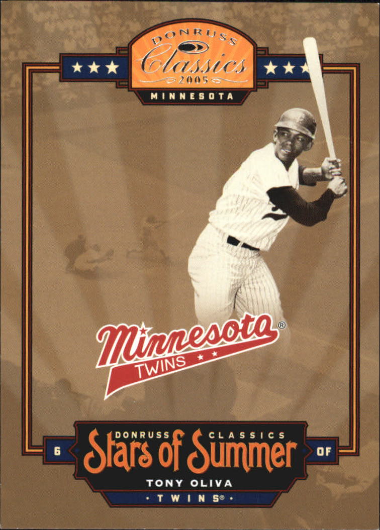 Donruss Classics 2005 tarjetas de béisbol ""Stars of Summer"" con inserto y paralelo - Imagen 35 de 38