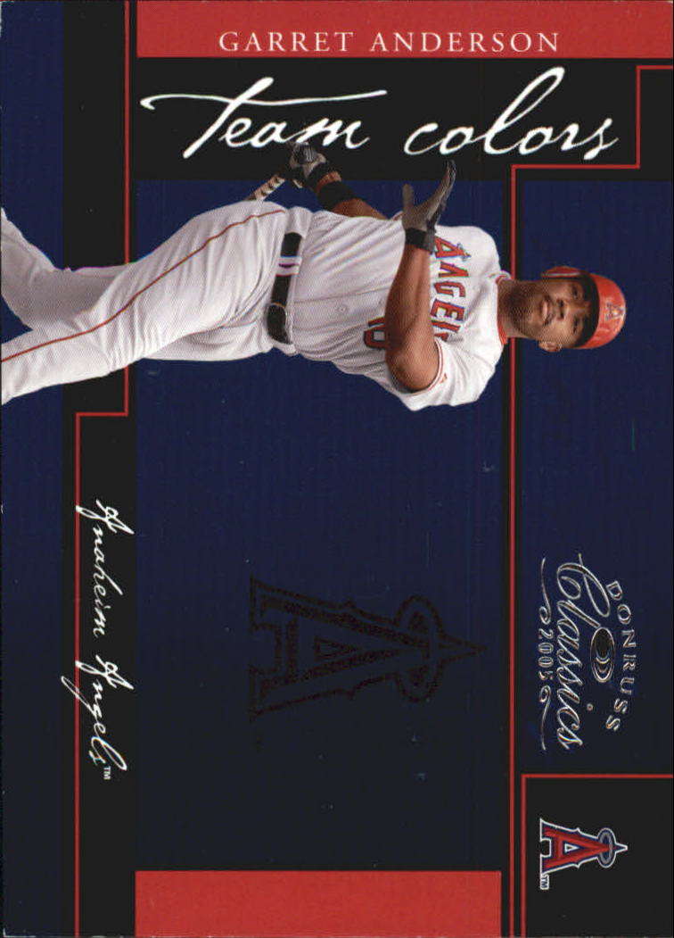 2005 Donruss Classics Baseball "Team Colors" Insert and Insert Parallel Cards - Picture 18 of 77