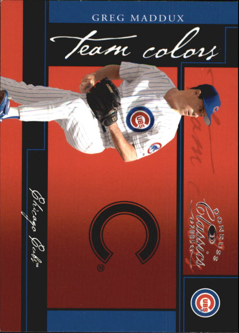 2005 Donruss Classics Baseball "Team Colors" Insert and Insert Parallel Cards - Picture 24 of 77