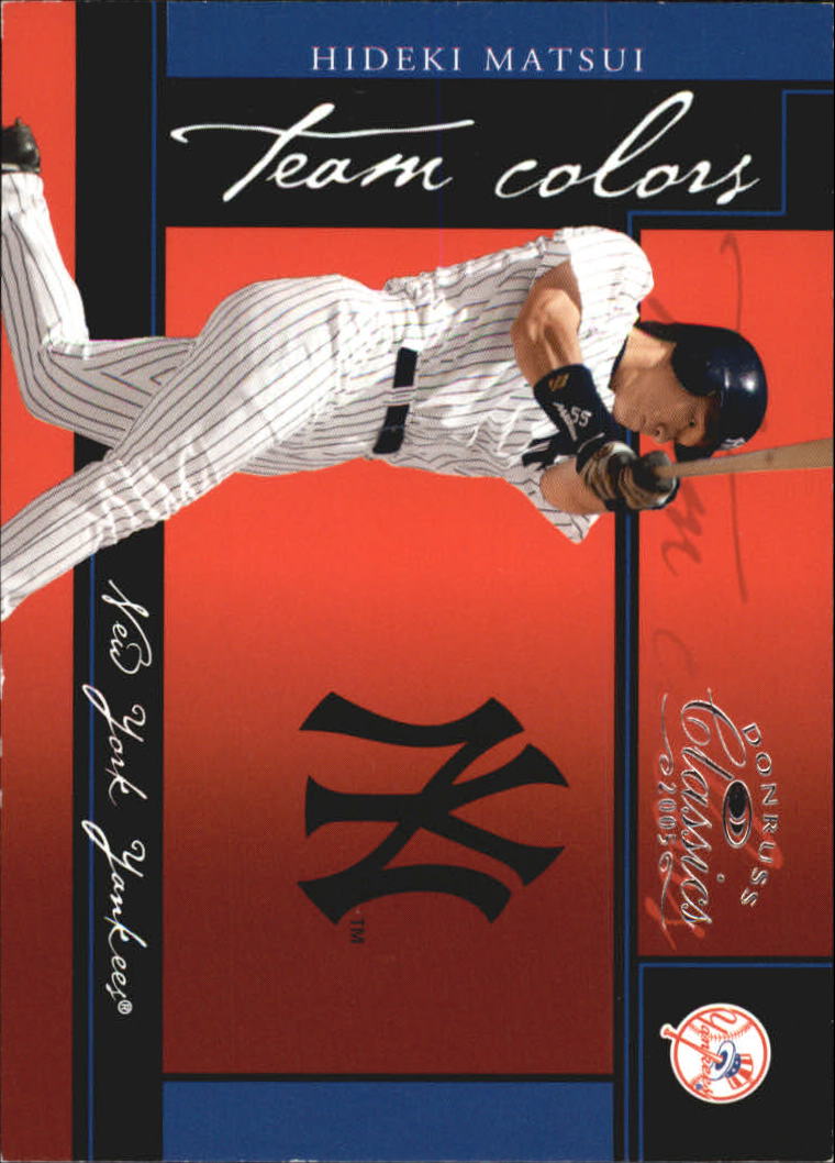 2005 Donruss Classics Baseball "Team Colors" Insert and Insert Parallel Cards - Picture 28 of 77