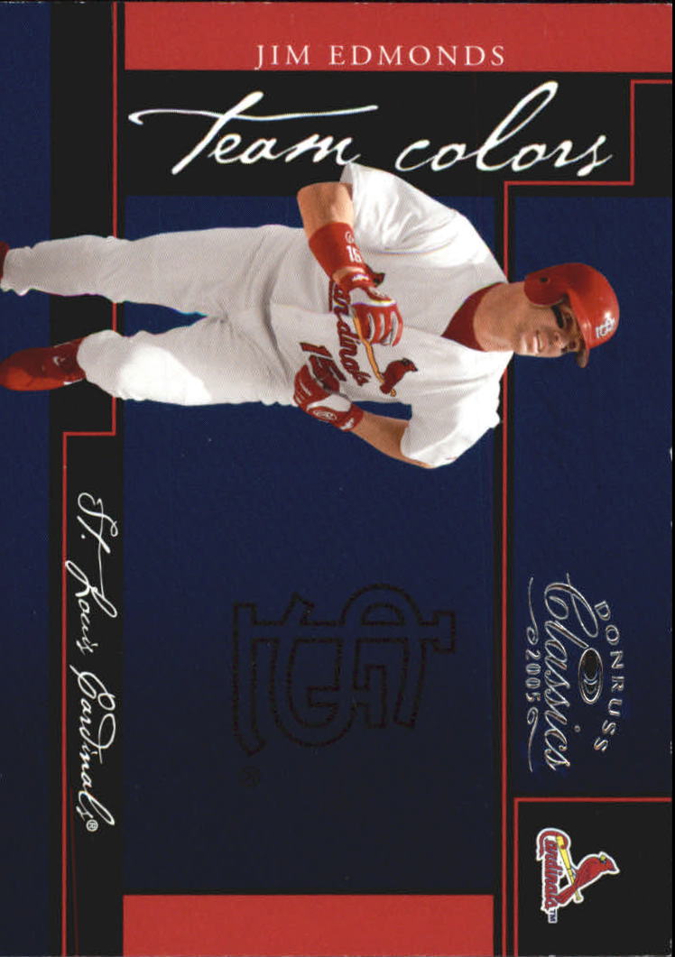 2005 Donruss Classics Baseball "Team Colors" Insert and Insert Parallel Cards - Picture 32 of 77