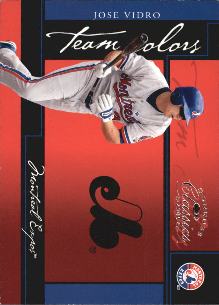 2005 Donruss Classics Baseball "Team Colors" Insert and Insert Parallel Cards - Picture 38 of 77