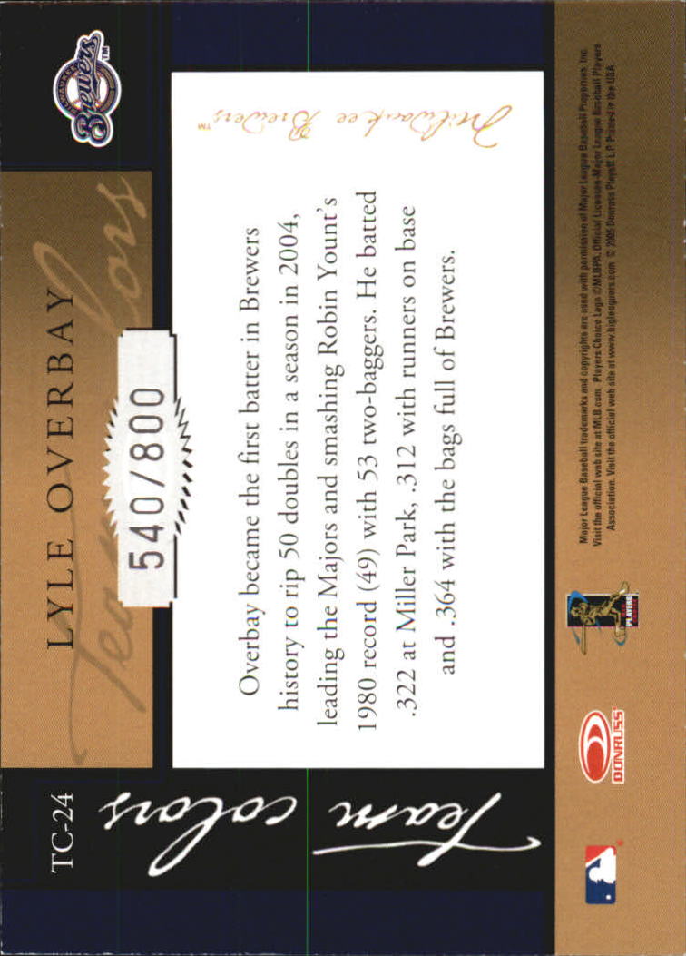 2005 Donruss Classics Baseball "Team Colors" Insert and Insert Parallel Cards - Picture 45 of 77