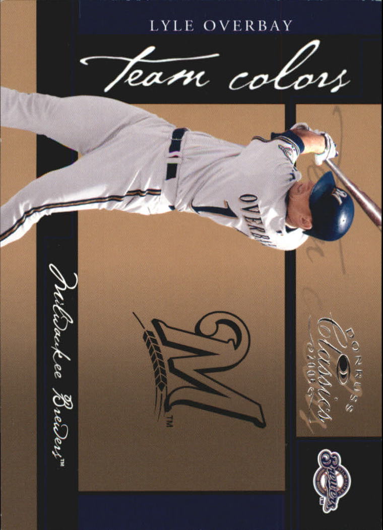 2005 Donruss Classics Baseball "Team Colors" Insert and Insert Parallel Cards - Picture 44 of 77