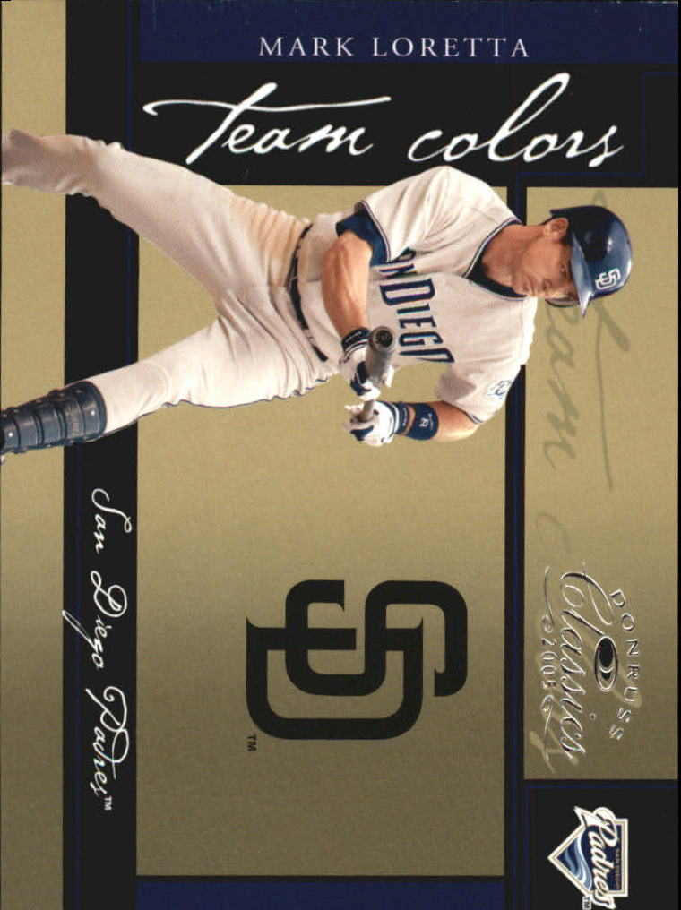2005 Donruss Classics Baseball "Team Colors" Insert and Insert Parallel Cards - Picture 48 of 77