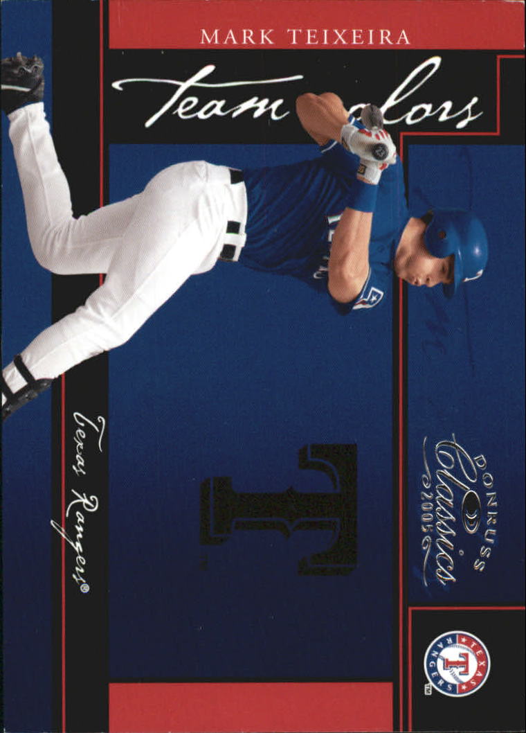2005 Donruss Classics Baseball "Team Colors" Insert and Insert Parallel Cards - Picture 50 of 77