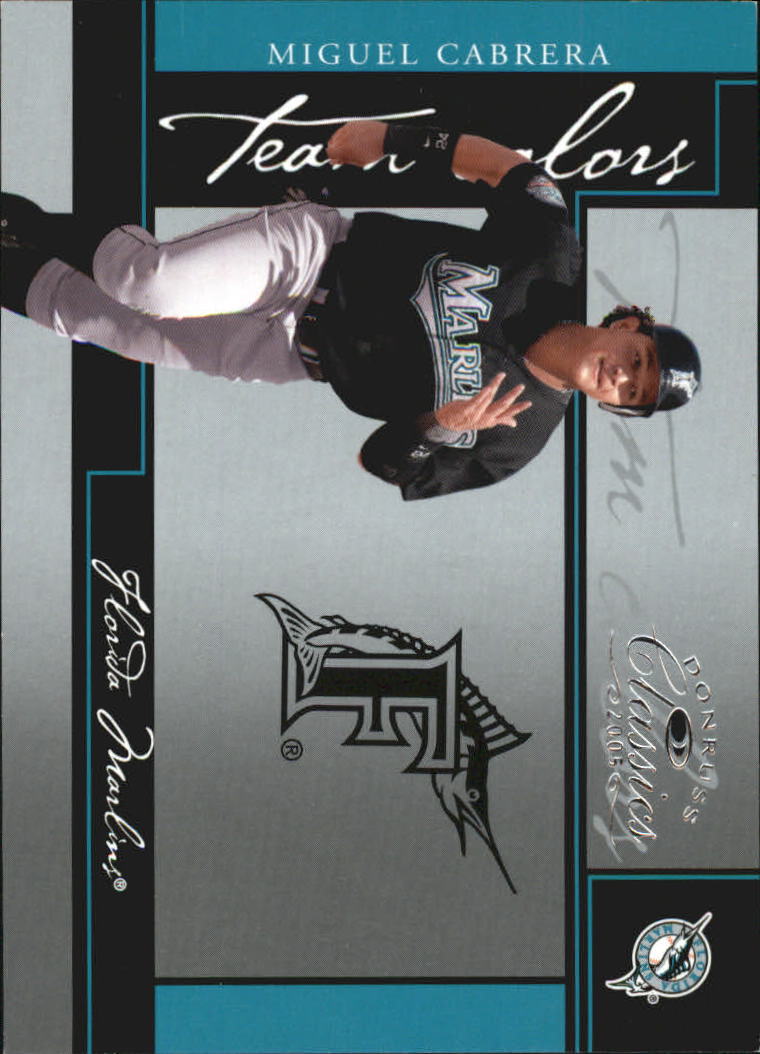 2005 Donruss Classics Baseball "Team Colors" Insert and Insert Parallel Cards - Picture 56 of 77