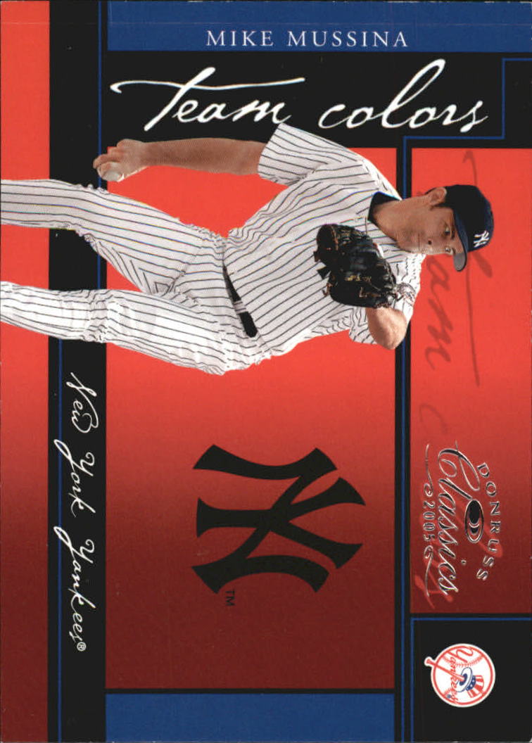 2005 Donruss Classics Baseball "Team Colors" Insert and Insert Parallel Cards - Picture 60 of 77