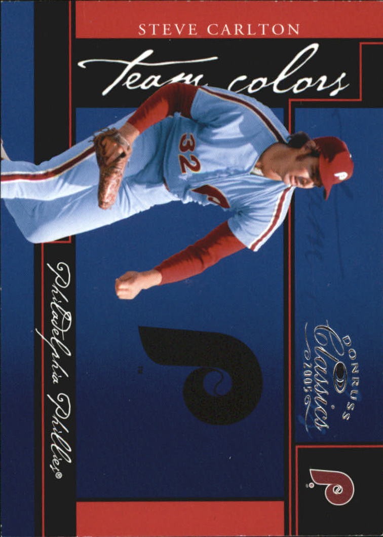 2005 Donruss Classics Baseball "Team Colors" Insert and Insert Parallel Cards - Picture 70 of 77