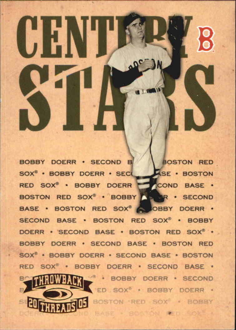 2005 Throwback Threads Baseball "Century Stars" Insert Cards - Picture 2 of 43