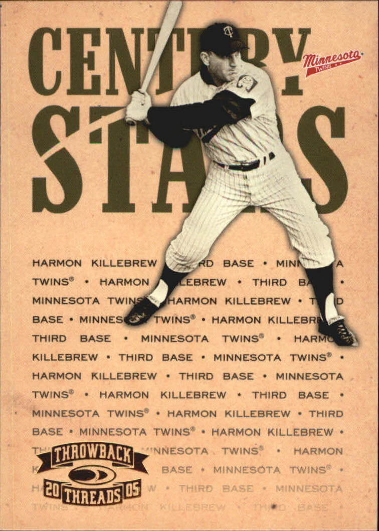 2005 Throwback Threads Baseball "Century Stars" Insert Cards - Picture 4 of 43