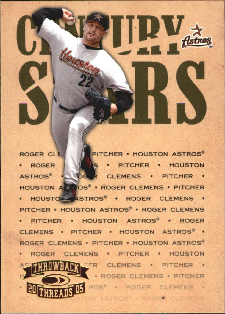 2005 Throwback Threads Baseball "Century Stars" Insert Cards - Picture 14 of 43