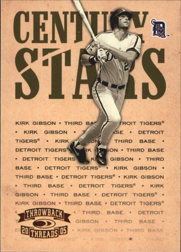 2005 Throwback Threads Baseball "Century Stars" Insert Cards - Picture 16 of 43