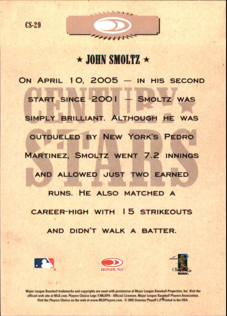 2005 Throwback Threads Baseball "Century Stars" Insert Cards - Picture 25 of 43