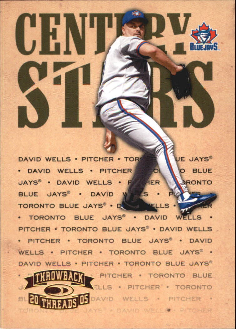 2005 Throwback Threads Baseball "Century Stars" Insert Cards - Picture 28 of 43
