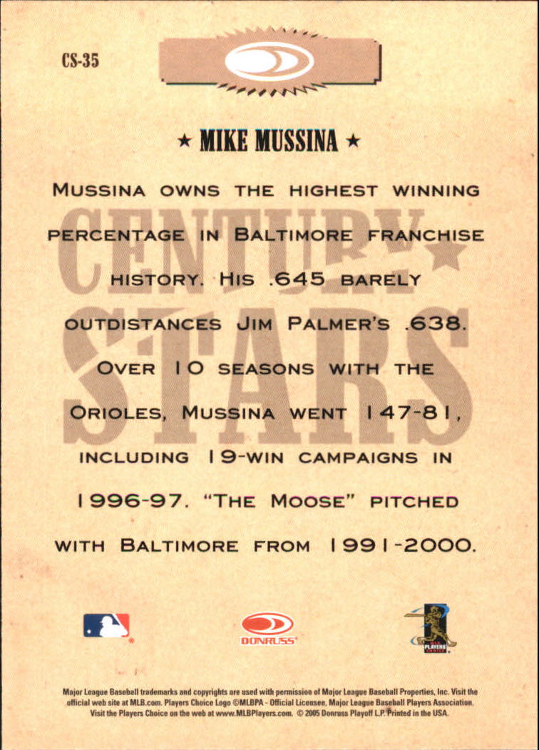 2005 Throwback Threads Baseball "Century Stars" Insert Cards - Picture 31 of 43