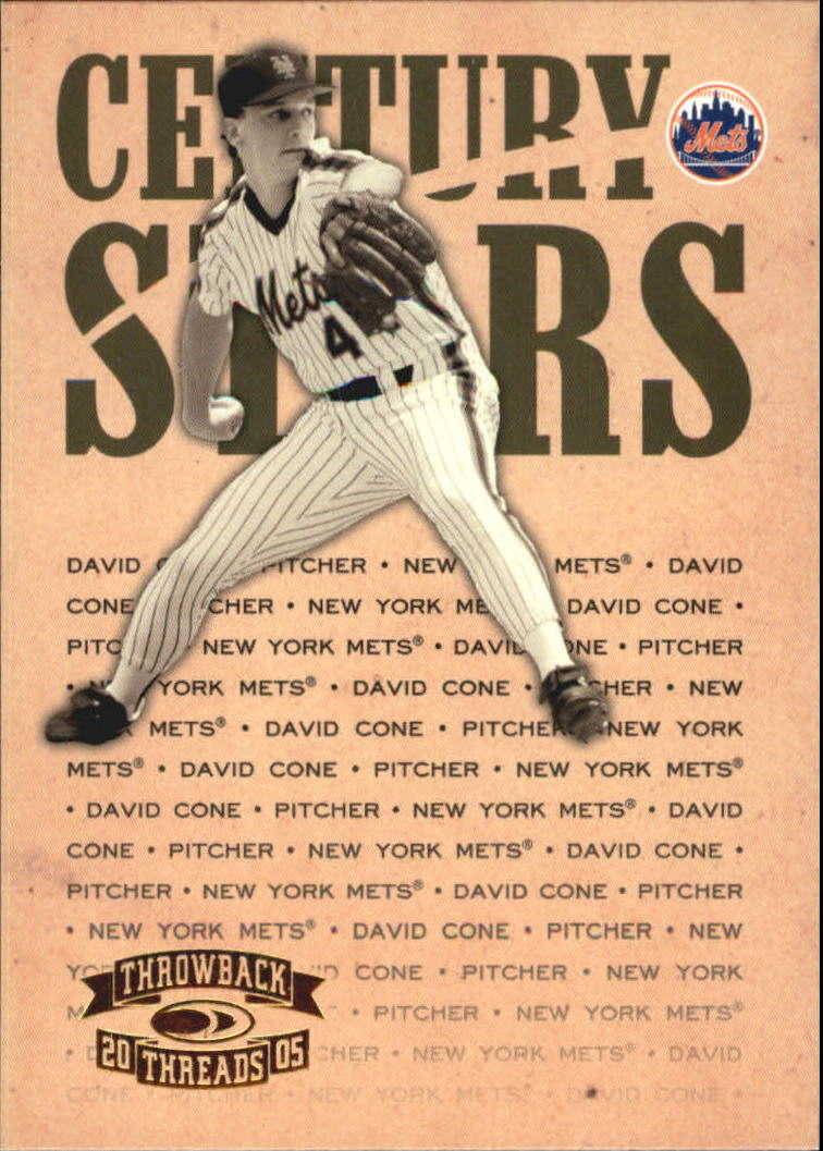 2005 Throwback Threads Baseball "Century Stars" Insert Cards - Picture 42 of 43