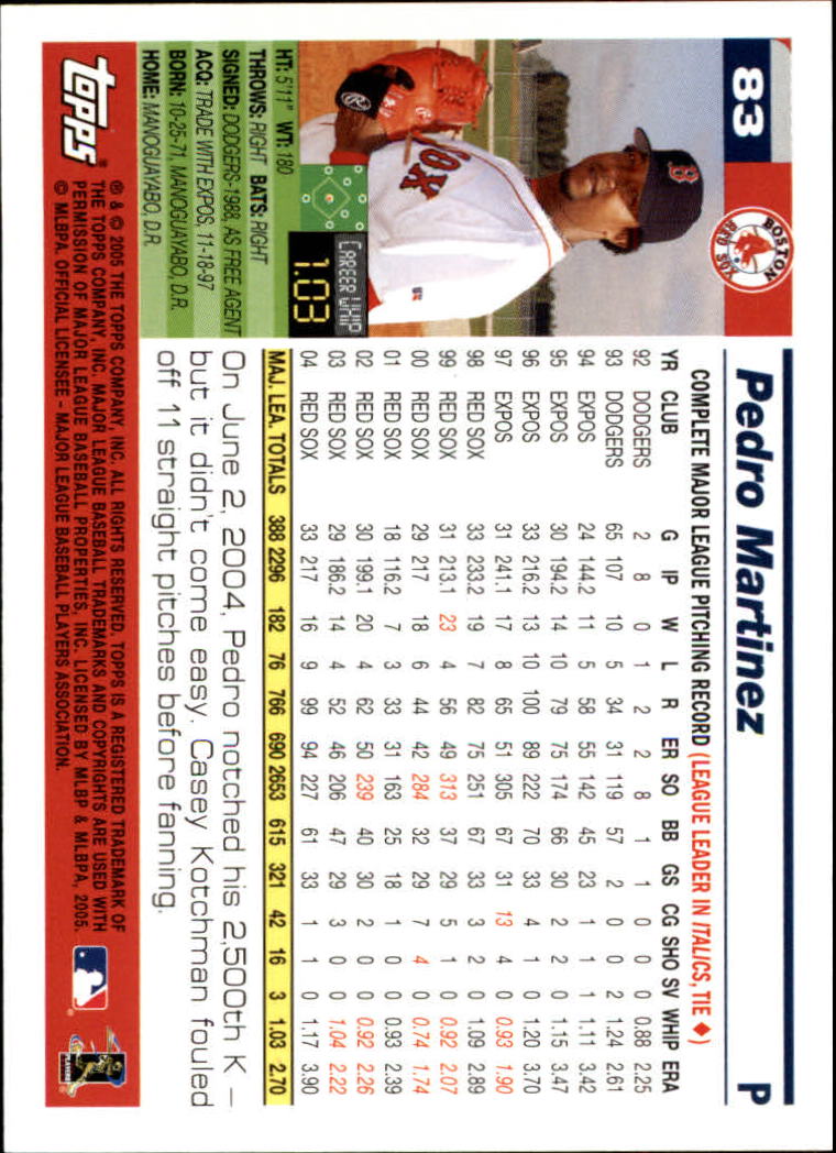 2005 Topps Opening Day Baseball - Picture 63 of 115