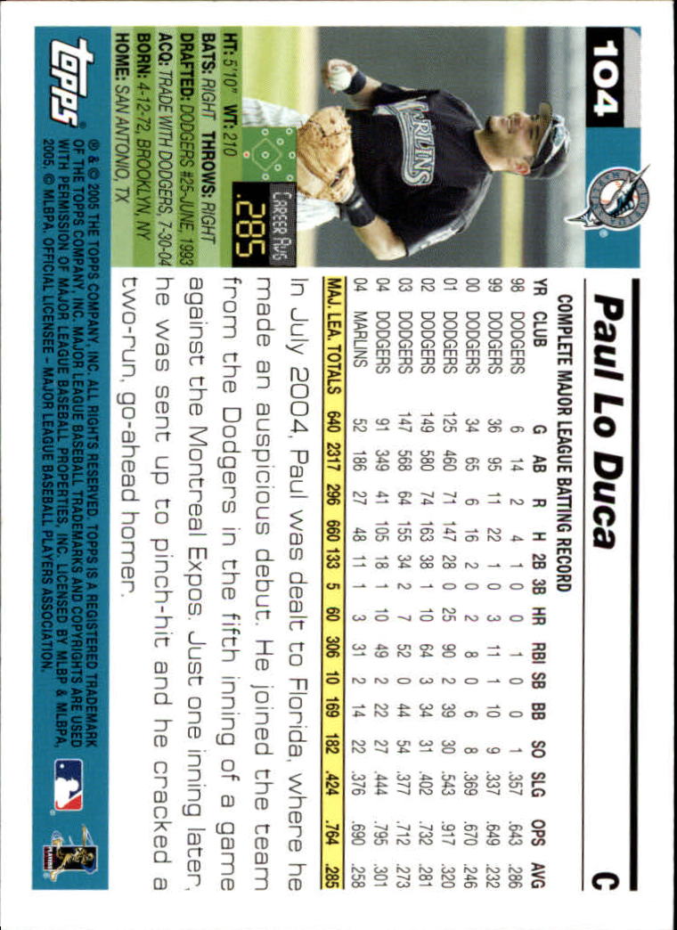 2005 Topps Opening Day Baseball - Picture 79 of 115