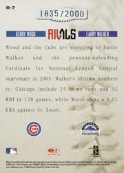 2005 Leather and Lumber Baseball "Naturals and Rivals" Insert Cards - Picture 39 of 66