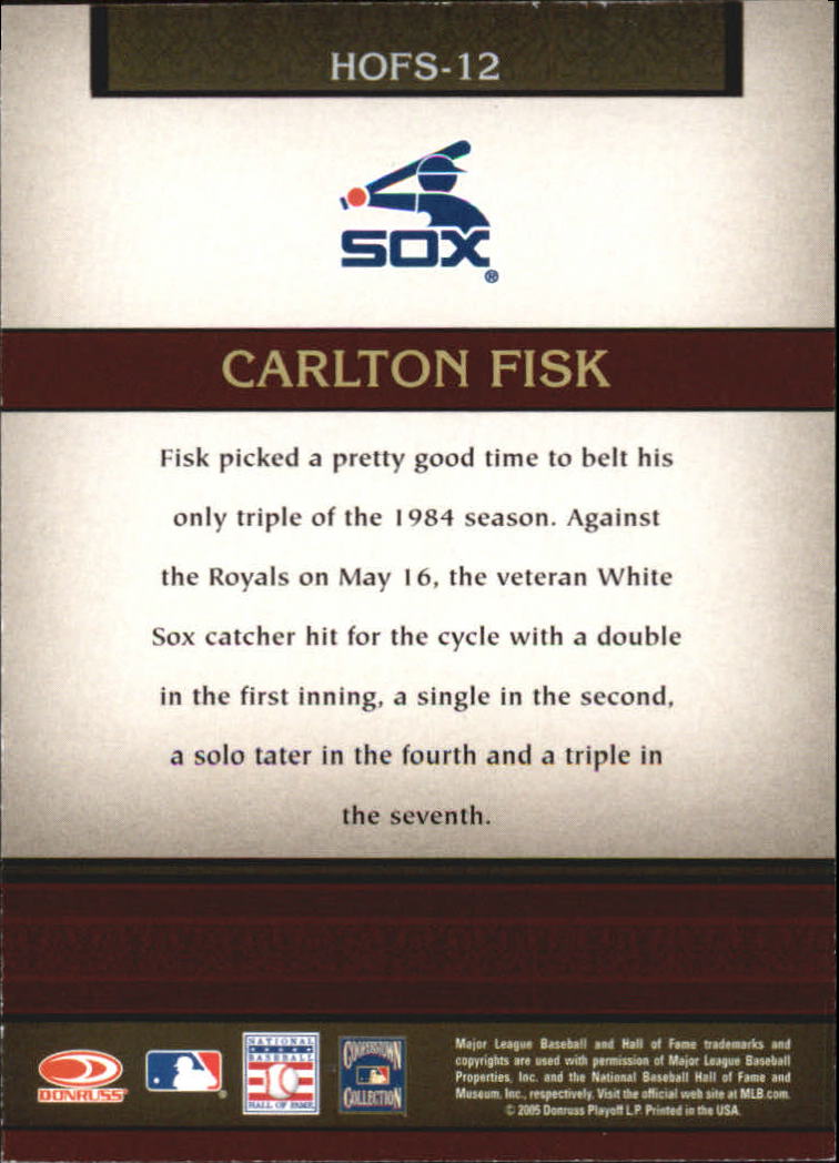 2005 Donruss Greats Baseball "Souvenirs" Insert Cards - Picture 11 of 21