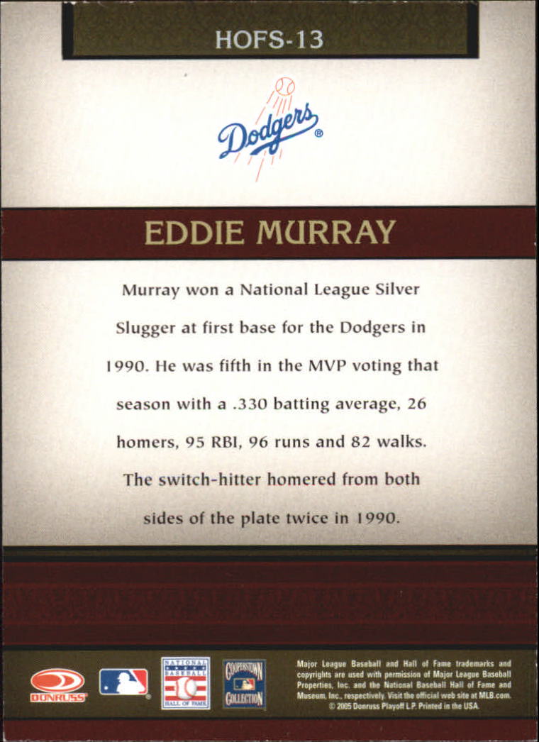 2005 Donruss Greats Baseball "Souvenirs" Insert Cards - Picture 13 of 21