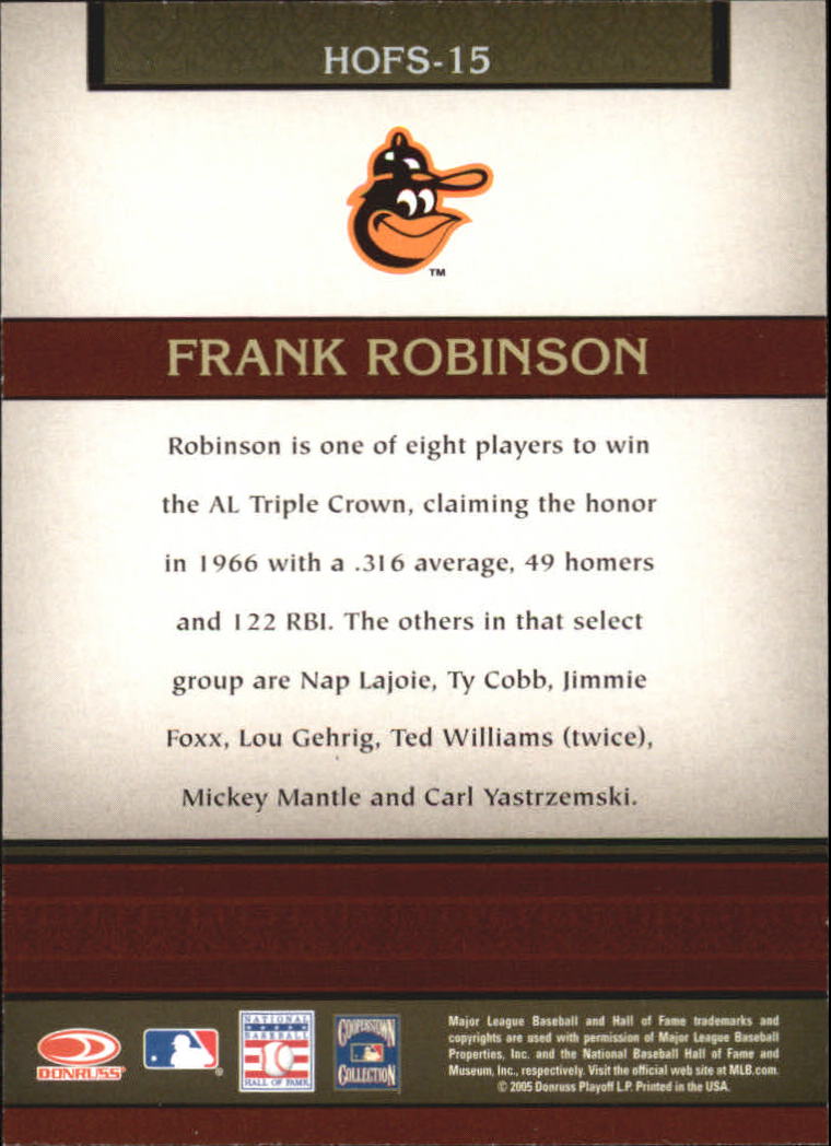 2005 Donruss Greats Baseball "Souvenirs" Insert Cards - Picture 17 of 21
