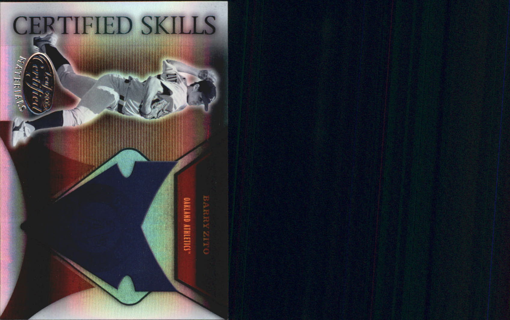 2005 Leaf Certified Materials Baseball "Skills" Insert and Mirror Cards - Picture 52 of 75