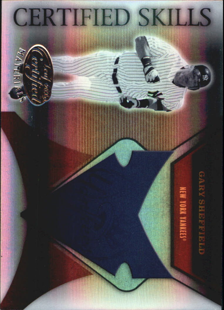2005 Leaf Certified Materials Baseball "Skills" Insert and Mirror Cards - Picture 58 of 75