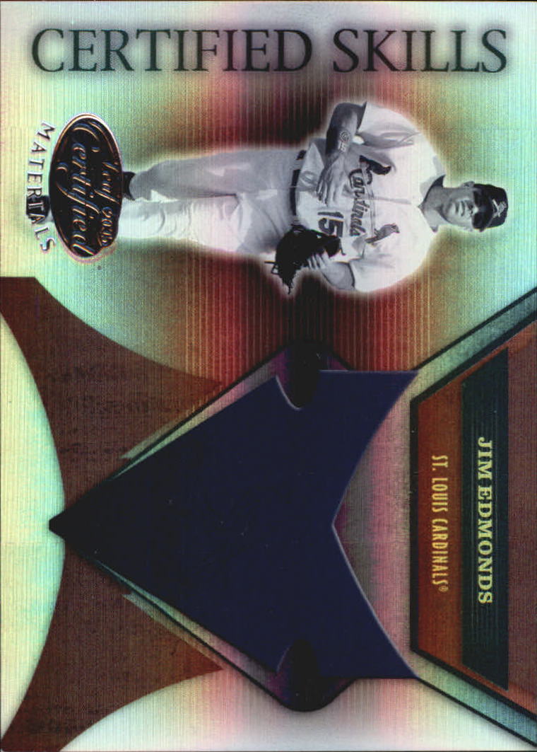 2005 Leaf Certified Materials Baseball "Skills" Insert and Mirror Cards - Picture 62 of 75