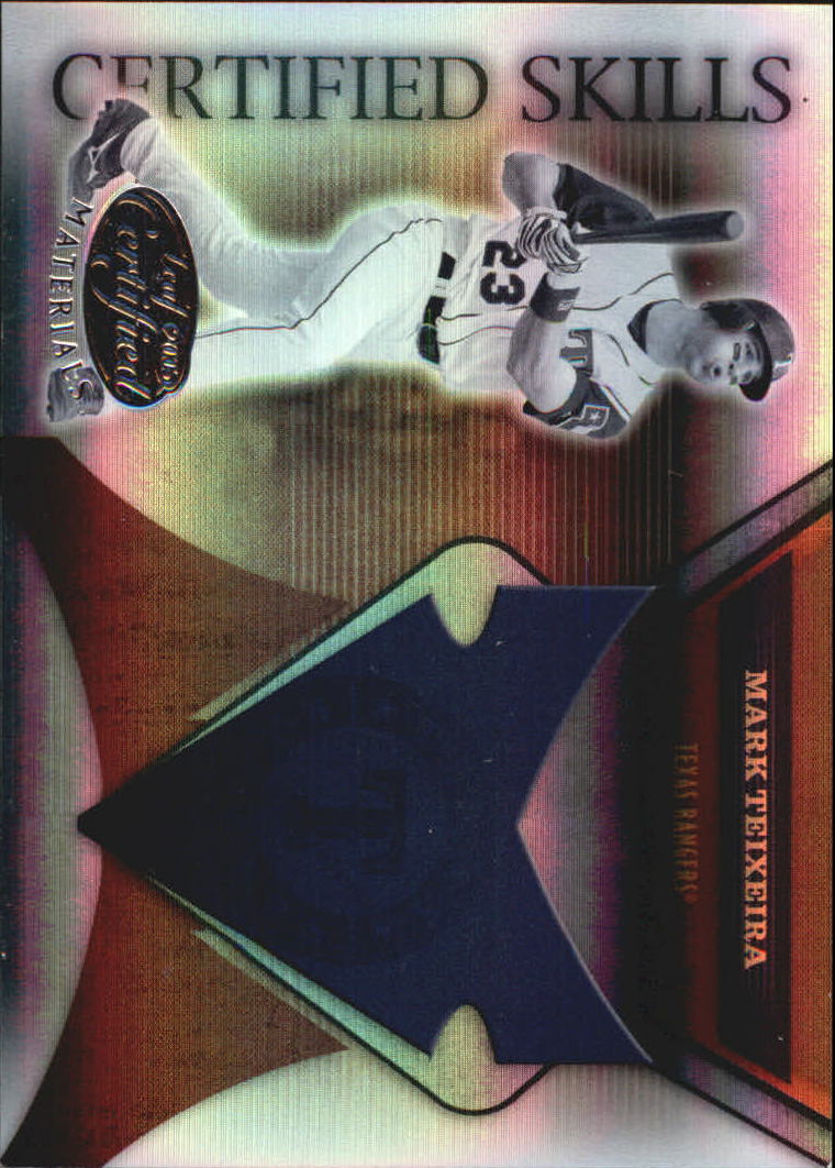 2005 Leaf Certified Materials Baseball "Skills" Insert and Mirror Cards - Picture 68 of 75