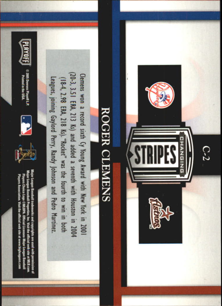 2005 Playoff Prestige Baseball "Changing Stripes and Connections" Insert Cards - Picture 3 of 81