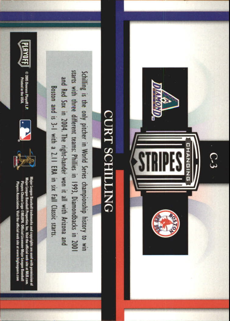 2005 Playoff Prestige Baseball "Changing Stripes and Connections" Insert Cards - Picture 5 of 81