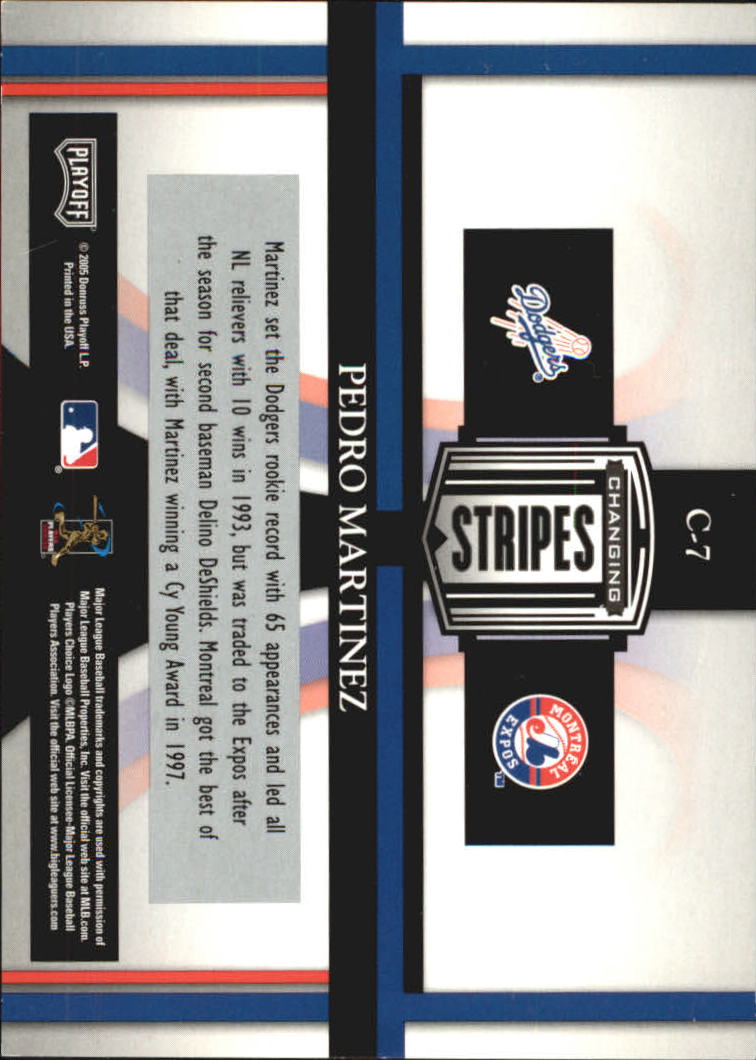2005 Playoff Prestige Baseball "Changing Stripes and Connections" Insert Cards - Picture 11 of 81