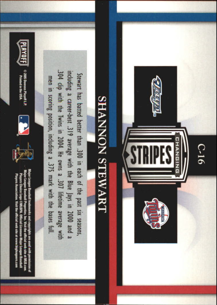 2005 Playoff Prestige Baseball "Changing Stripes and Connections" Insert Cards - Picture 25 of 81
