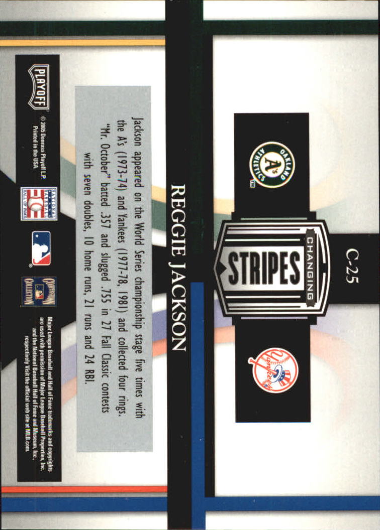2005 Playoff Prestige Baseball "Changing Stripes and Connections" Insert Cards - Picture 39 of 81
