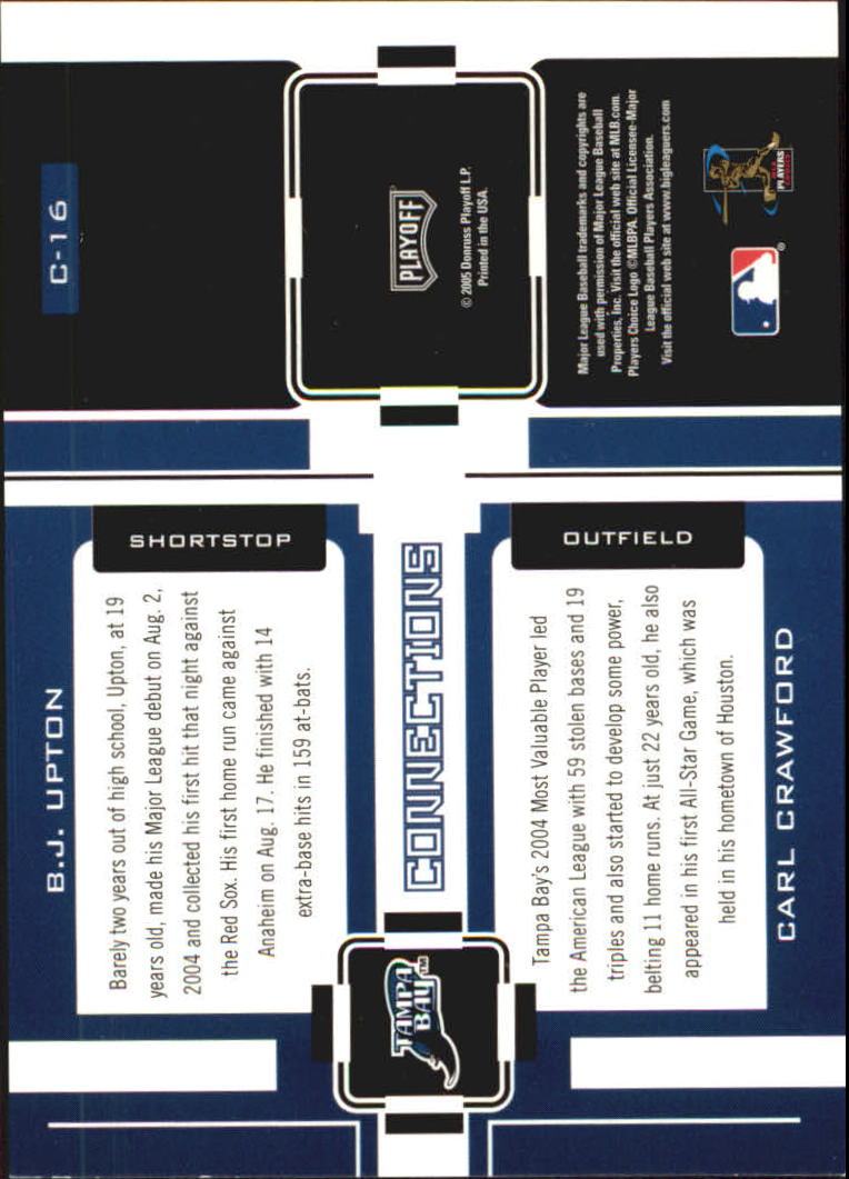 2005 Playoff Prestige Baseball "Changing Stripes and Connections" Insert Cards - Picture 67 of 81
