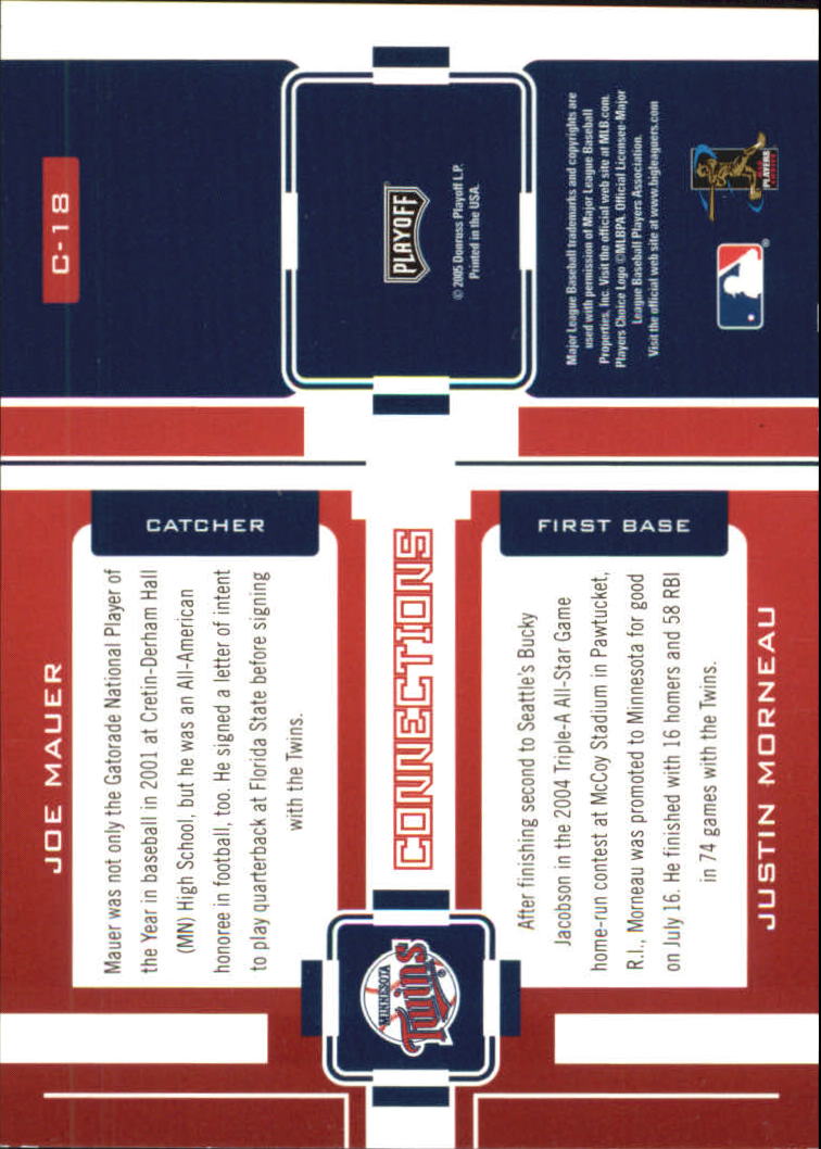 2005 Playoff Prestige Baseball "Changing Stripes and Connections" Insert Cards - Picture 71 of 81
