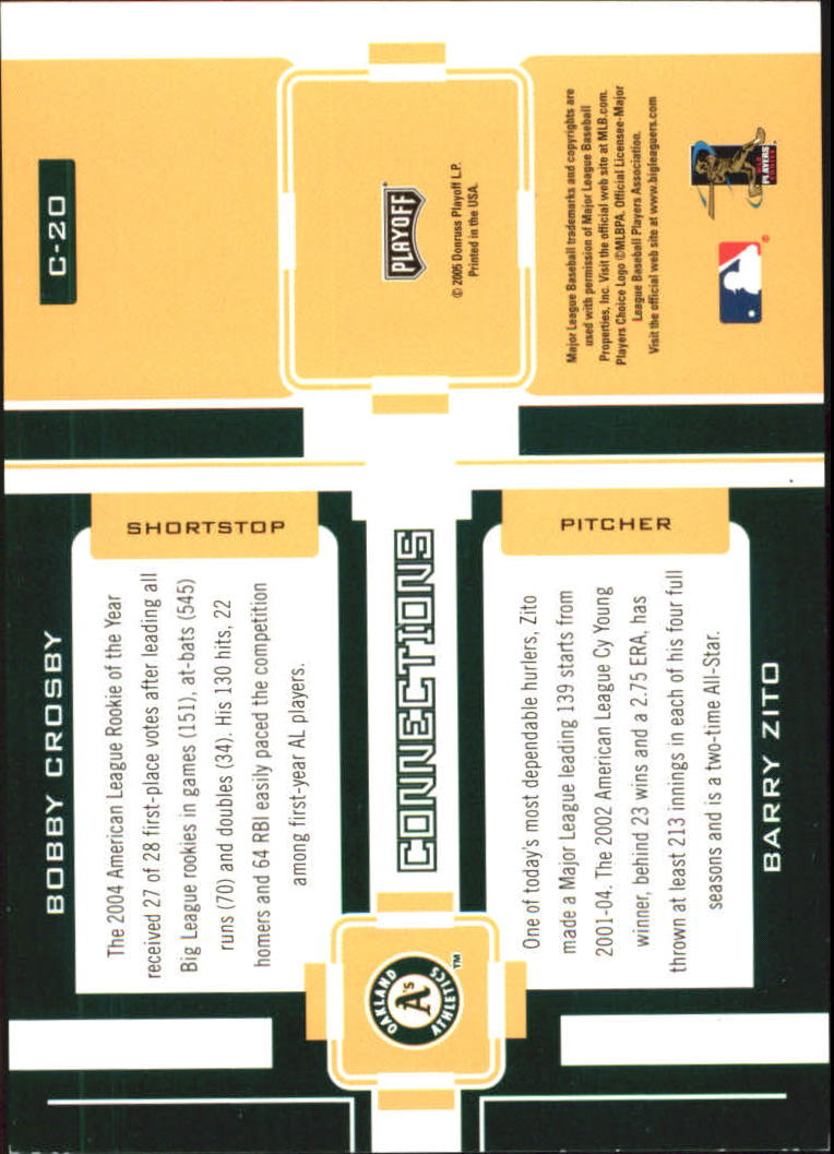 2005 Playoff Prestige Baseball "Changing Stripes and Connections" Insert Cards - Picture 73 of 81