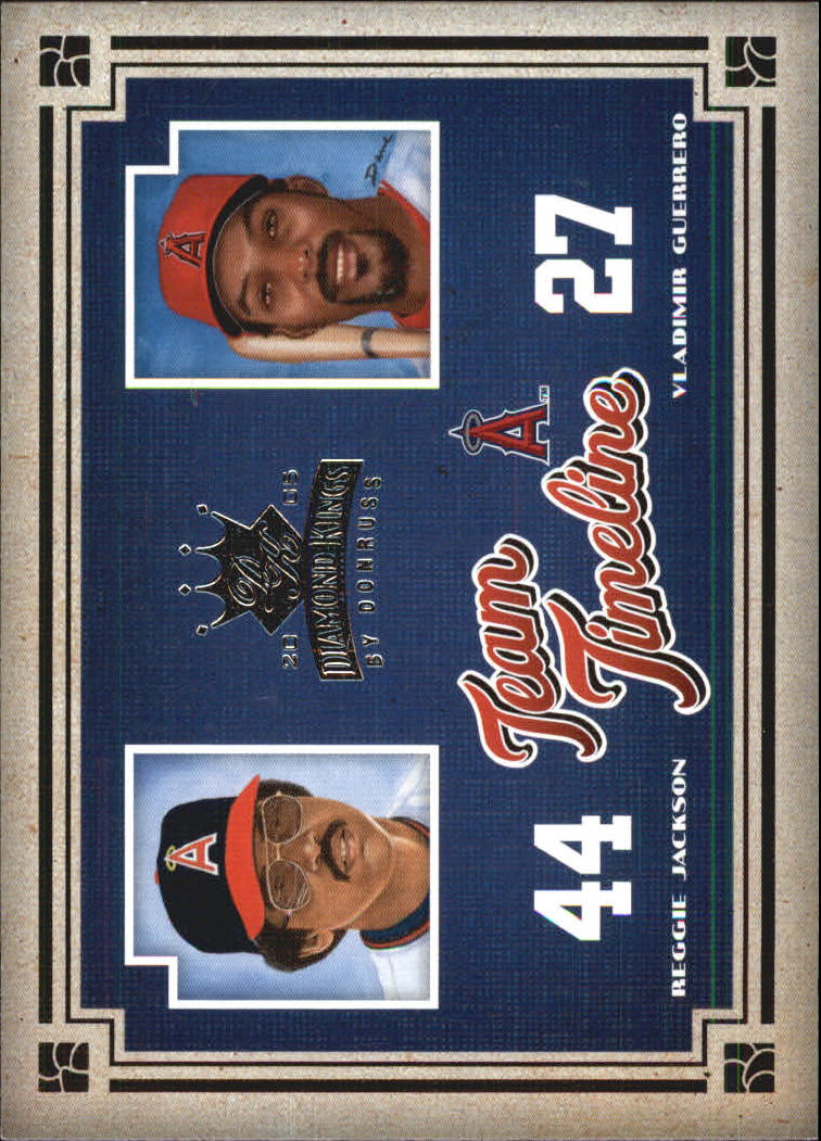 Carte Inserte Diamond Kings Baseball 2005 "Team Timeline" - Foto 8 di 33
