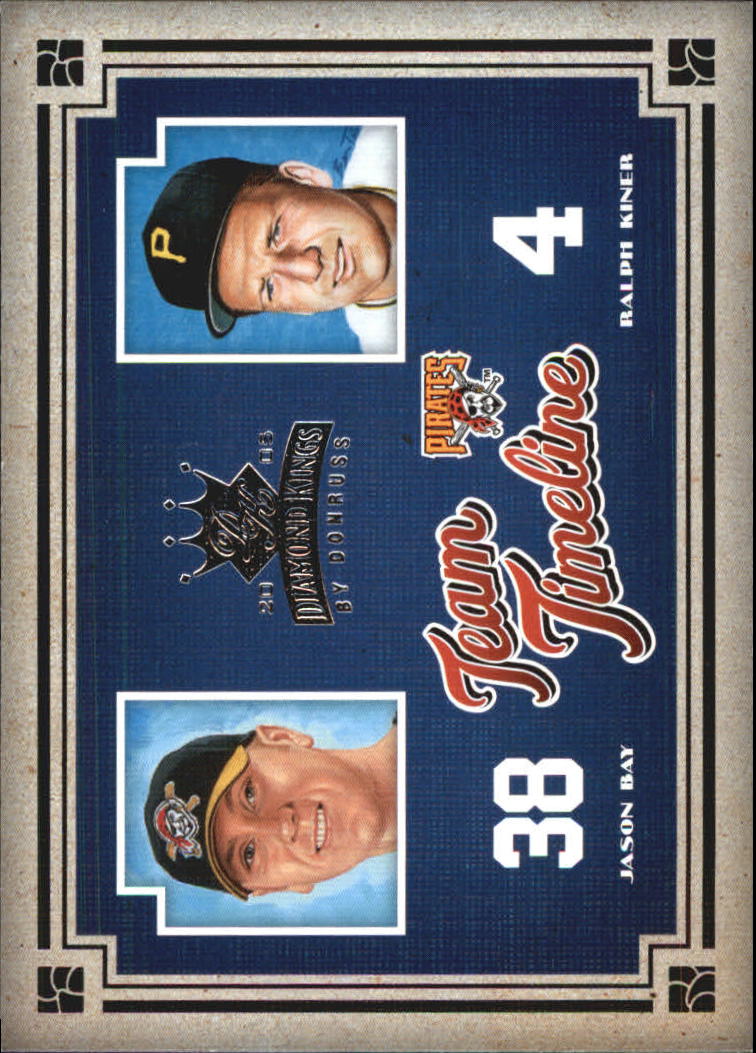 Carte Inserte Diamond Kings Baseball 2005 "Team Timeline" - Foto 22 di 33